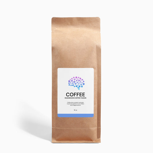 Powerful Brain Boosting Coffee with Lion’s Mane & Chaga - 45 Servings